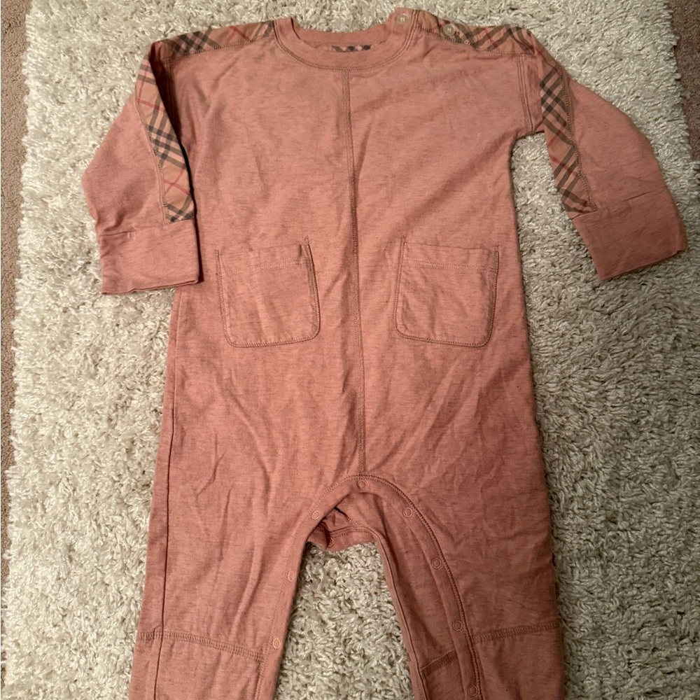 Burberry Children's Romper in Light Pink